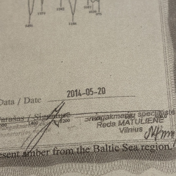 Sterling silver and Baltic amber cuff - Picture 9 of 13